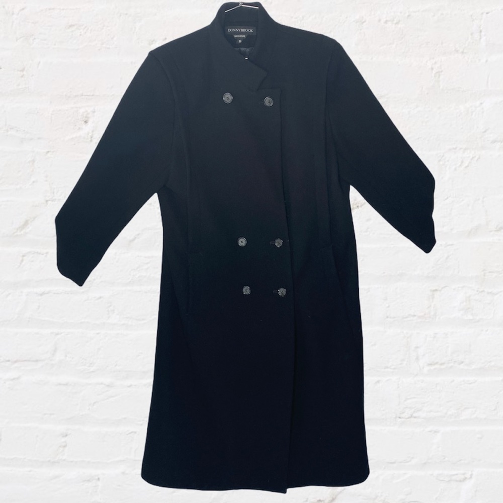 Donnybrook Unisex Dress Coat Black Size 16 Overcoat